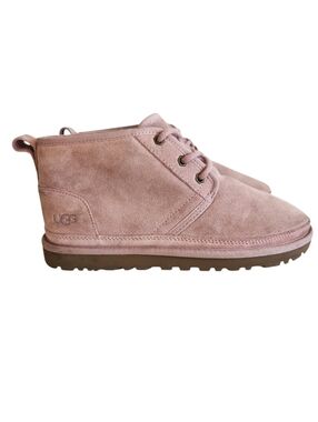 Ugg Shell Pink Suede Ankle Chukka Boots Women's Size 8